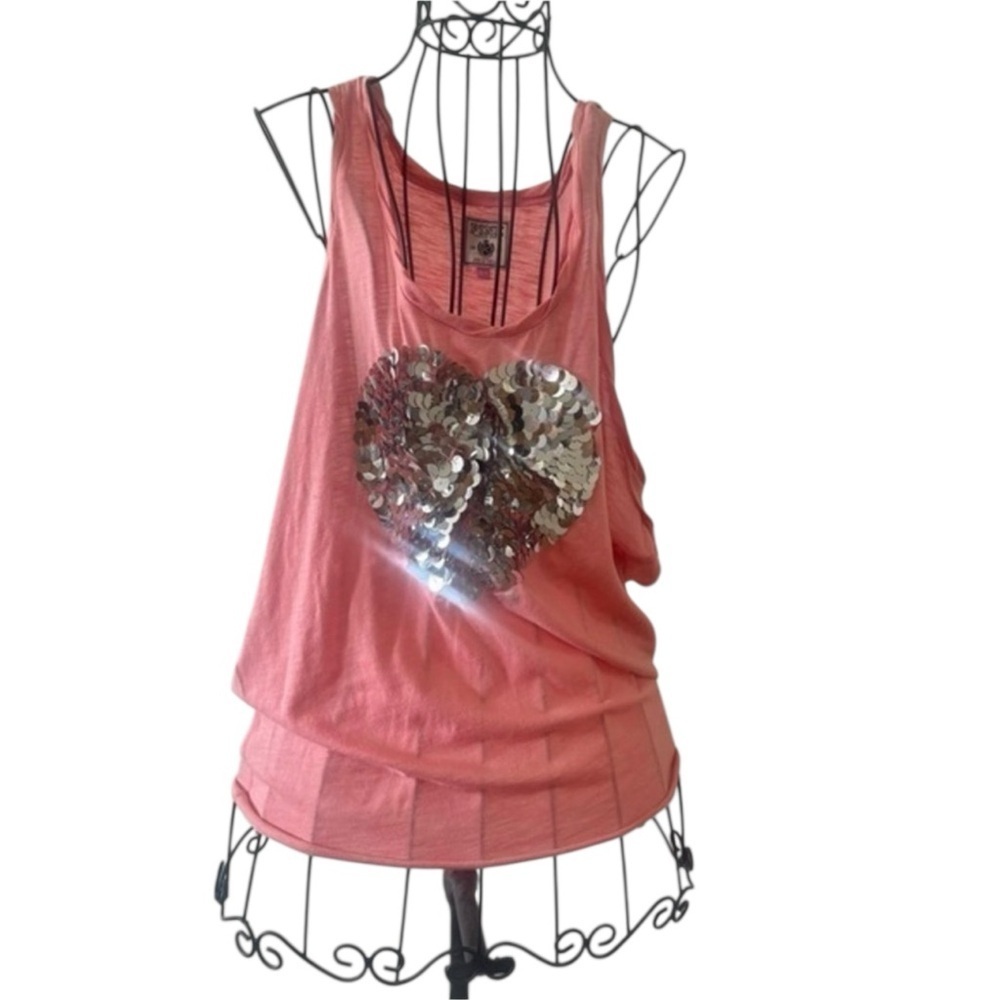 Pink Sleeveless Summer Top Lightweight Casual - Picture 2 of 6